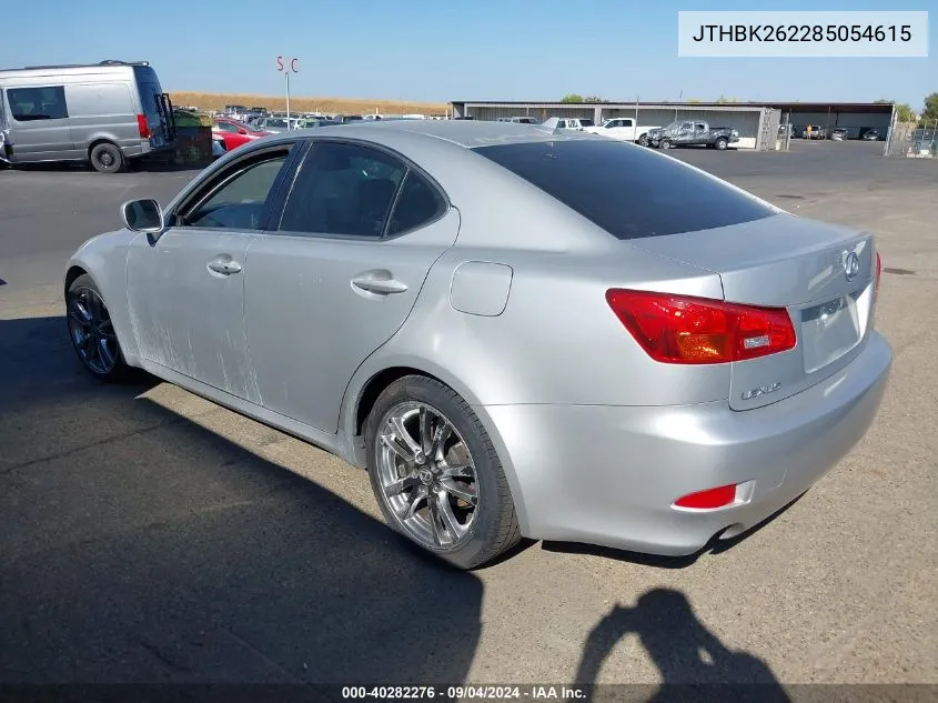 2008 Lexus Is 250 VIN: JTHBK262285054615 Lot: 40282276