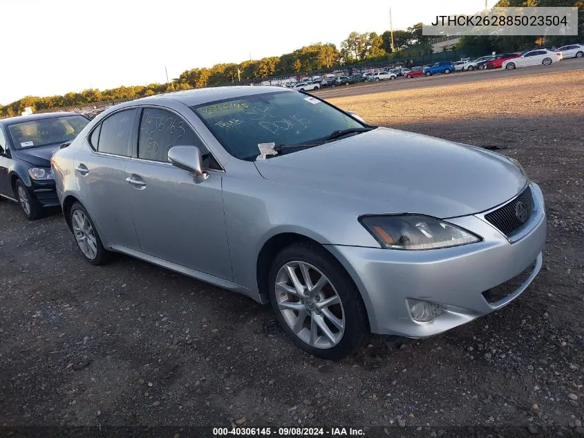 2008 Lexus Is 250 VIN: JTHCK262885023504 Lot: 40306145