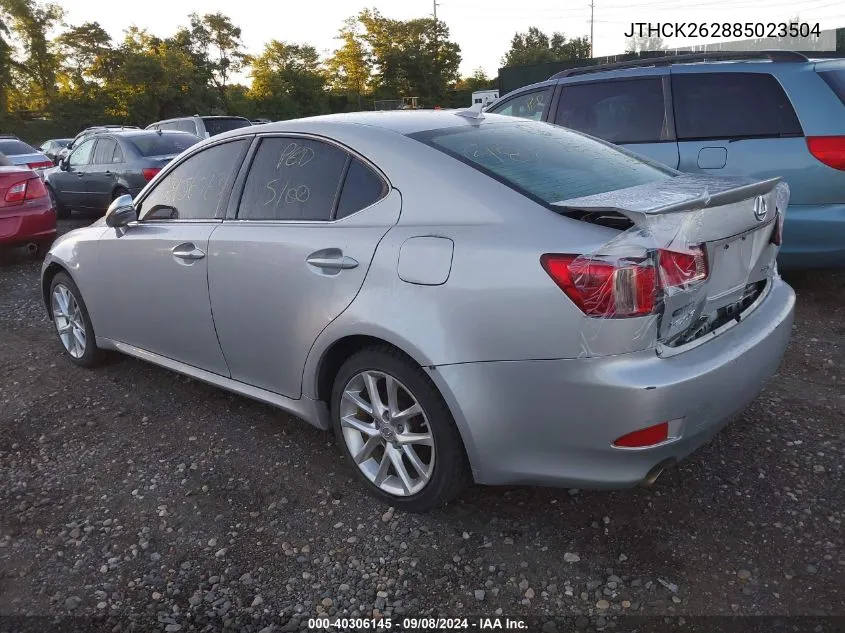 2008 Lexus Is 250 VIN: JTHCK262885023504 Lot: 40306145