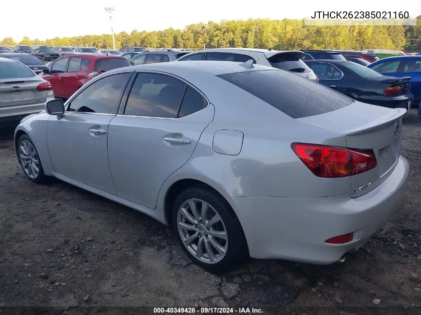 JTHCK262385021160 2008 Lexus Is 250