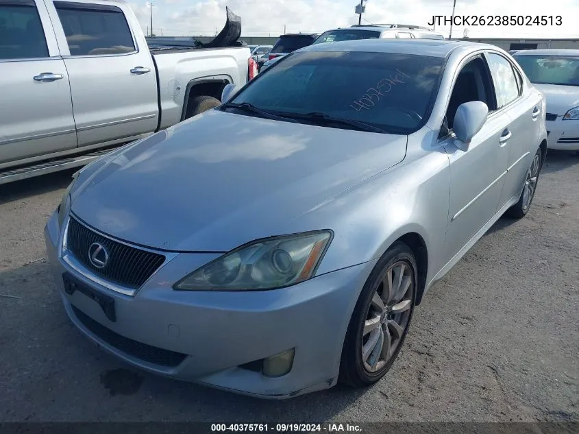 JTHCK262385024513 2008 Lexus Is 250