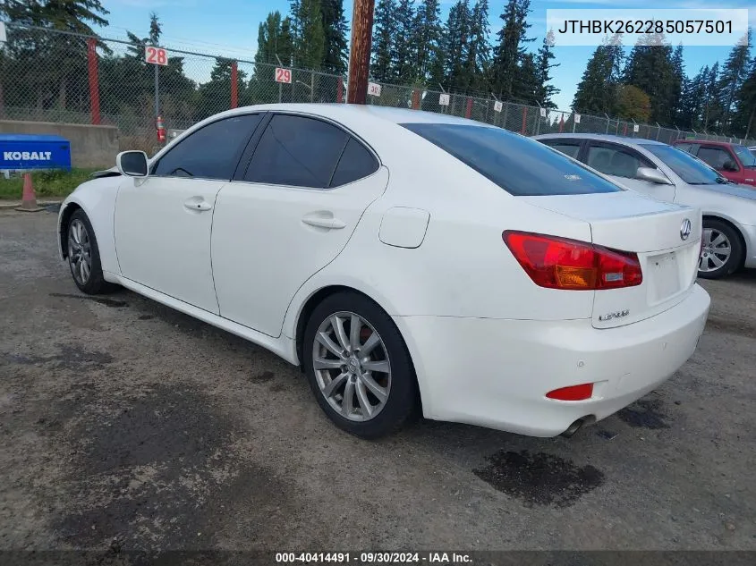 2008 Lexus Is 250 250 VIN: JTHBK262285057501 Lot: 40414491