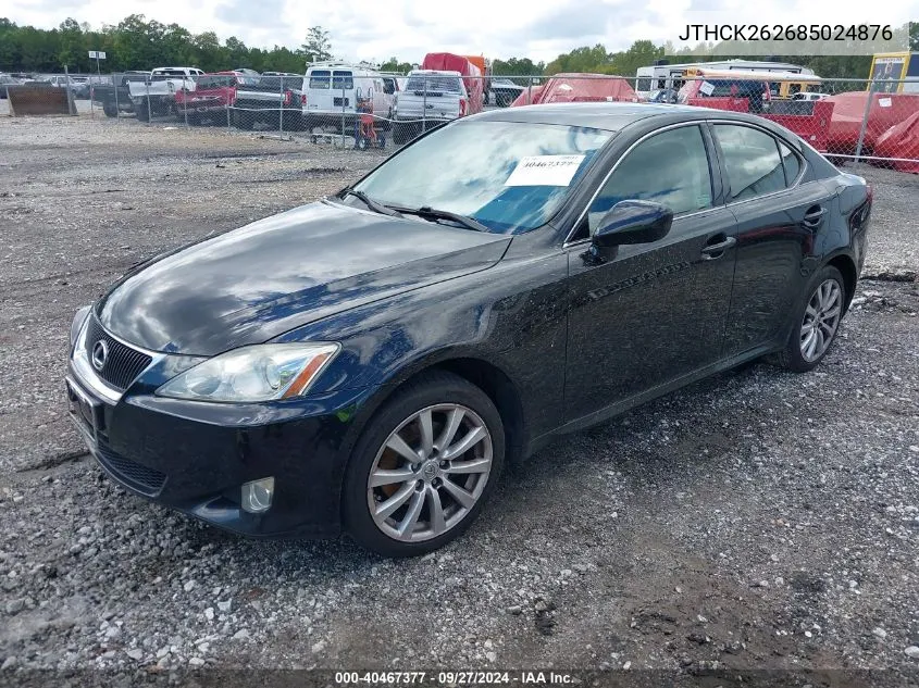 2008 Lexus Is 250 VIN: JTHCK262685024876 Lot: 40467377