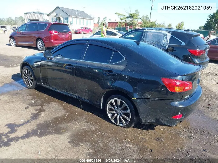 2008 Lexus Is 250 VIN: JTHCK262182021059 Lot: 40521856