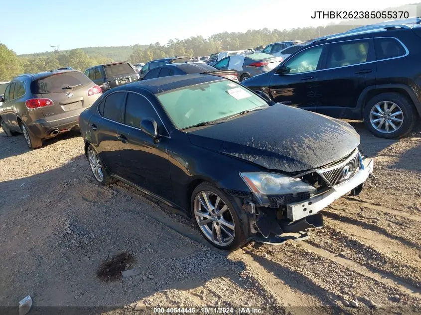 2008 Lexus Is 250 VIN: JTHBK262385055370 Lot: 40544445