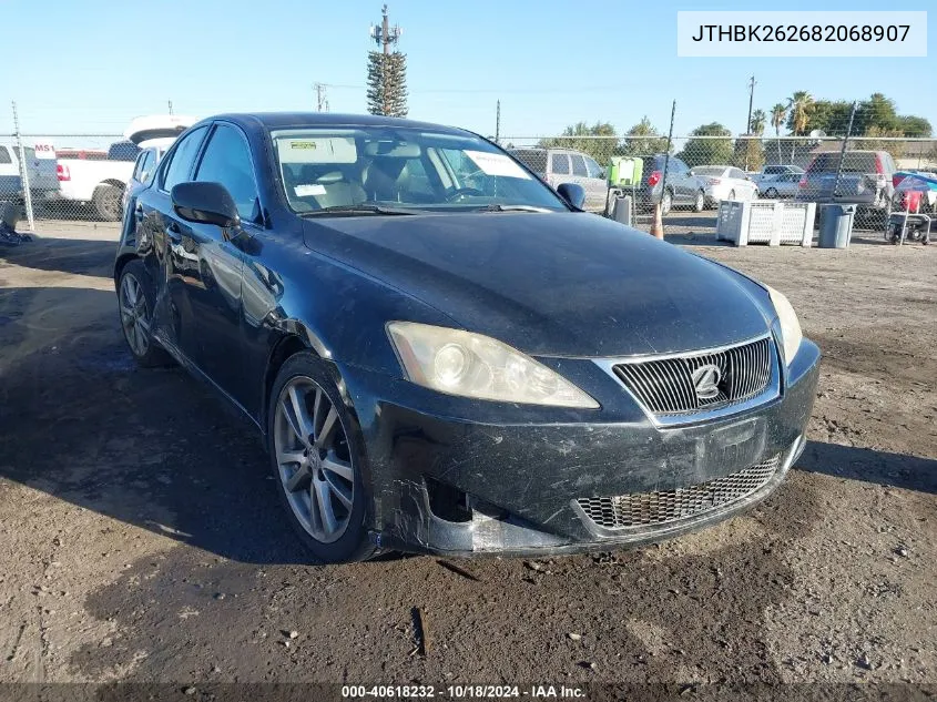 2008 Lexus Is 250 VIN: JTHBK262682068907 Lot: 40618232