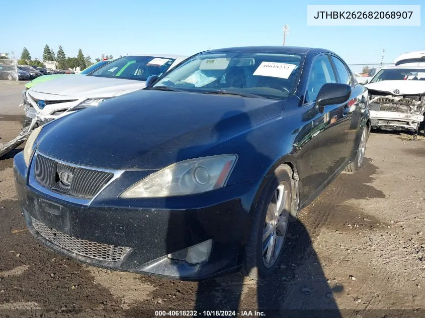 2008 Lexus Is 250 VIN: JTHBK262682068907 Lot: 40618232