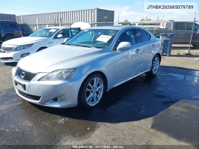 2008 Lexus Is 250 VIN: JTHBK262685079789 Lot: 40635708