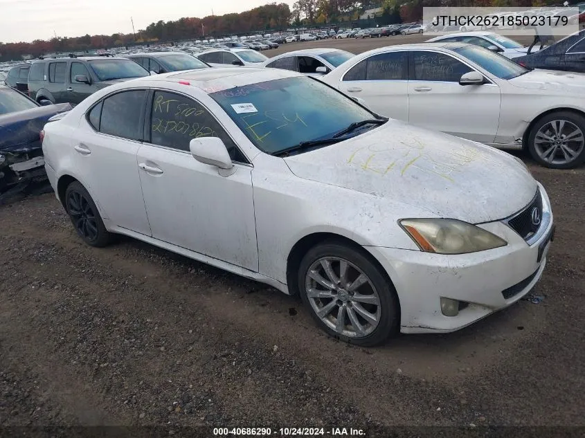 2008 Lexus Is 250 VIN: JTHCK262185023179 Lot: 40686290