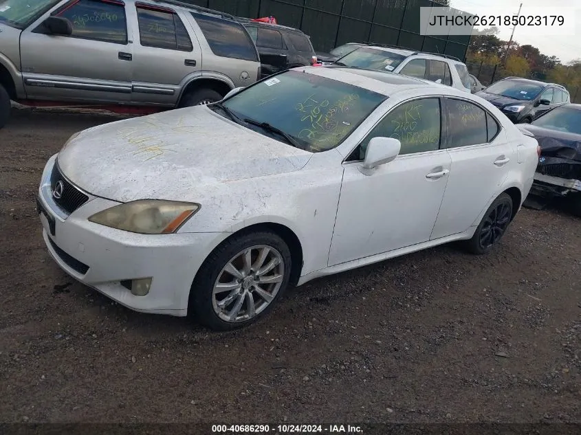 2008 Lexus Is 250 VIN: JTHCK262185023179 Lot: 40686290