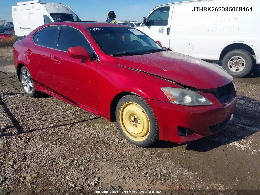 JTHBK262085068464 2008 Lexus Is 250