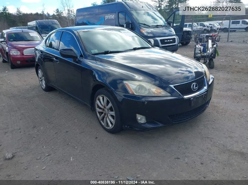 2008 Lexus Is 250 VIN: JTHCK262882027635 Lot: 40838195