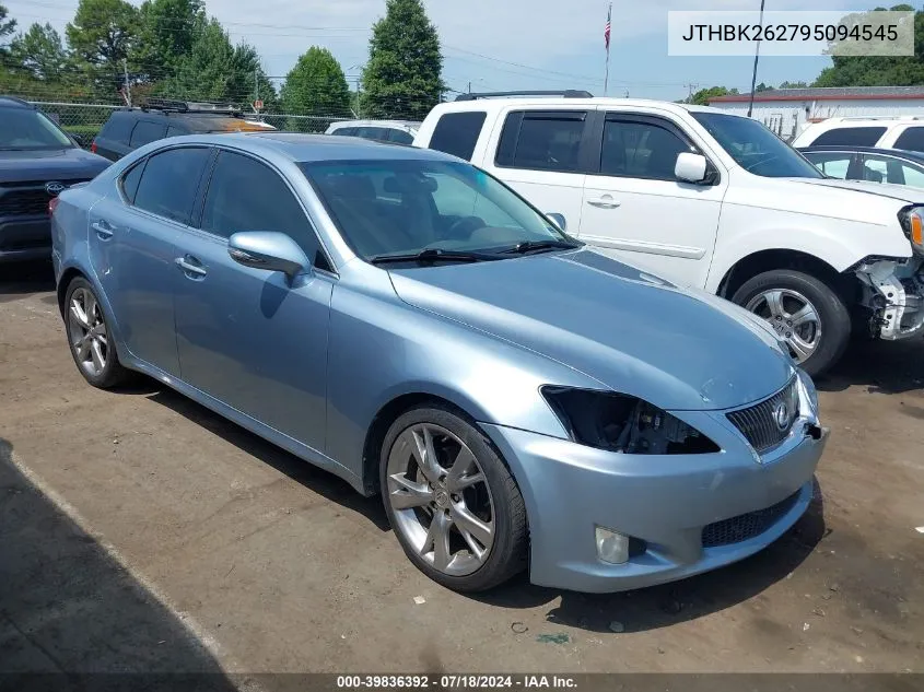 2009 Lexus Is 250 VIN: JTHBK262795094545 Lot: 39836392