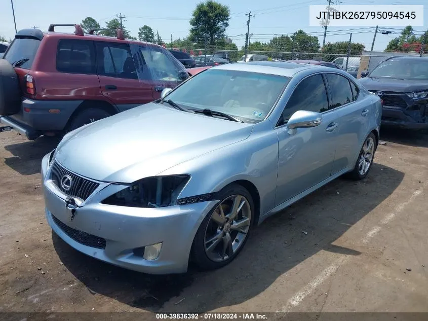 2009 Lexus Is 250 VIN: JTHBK262795094545 Lot: 39836392