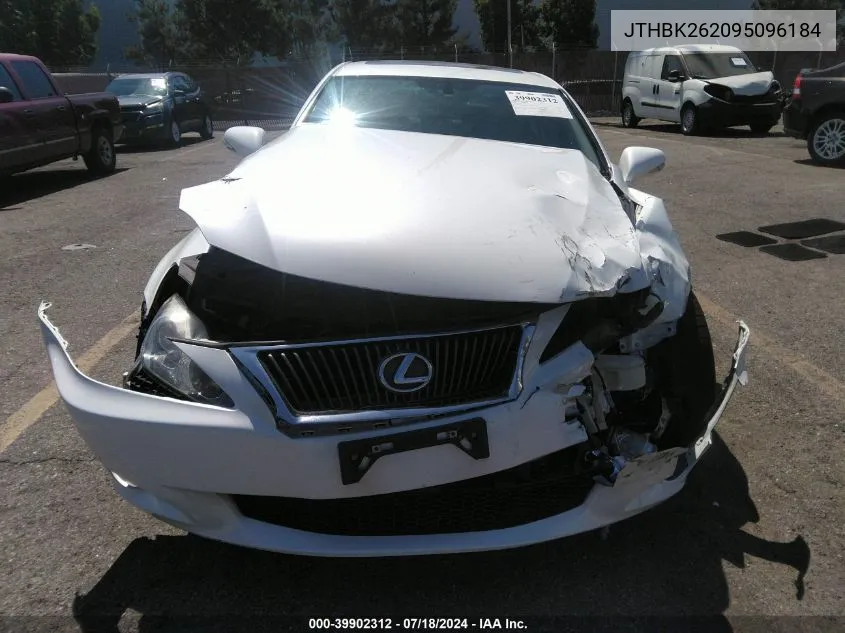 2009 Lexus Is 250 VIN: JTHBK262095096184 Lot: 39902312