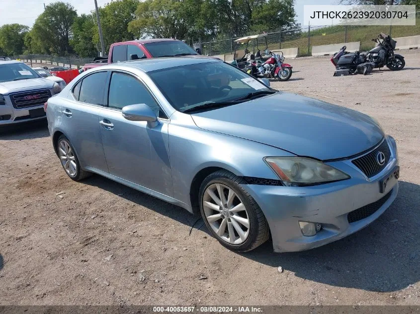 2009 Lexus Is 250 VIN: JTHCK262392030704 Lot: 40053657