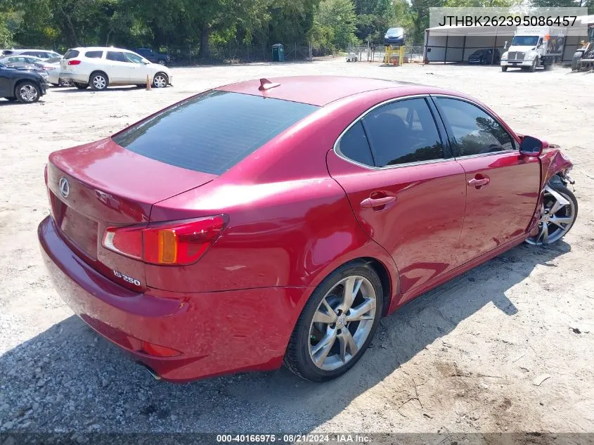 2009 Lexus Is 250 VIN: JTHBK262395086457 Lot: 40166975