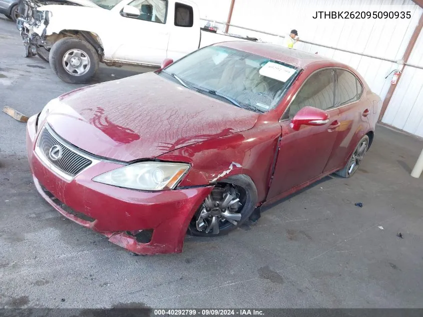 2009 Lexus Is 250 VIN: JTHBK262095090935 Lot: 40292799