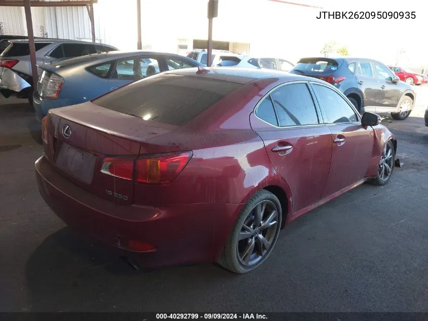 JTHBK262095090935 2009 Lexus Is 250