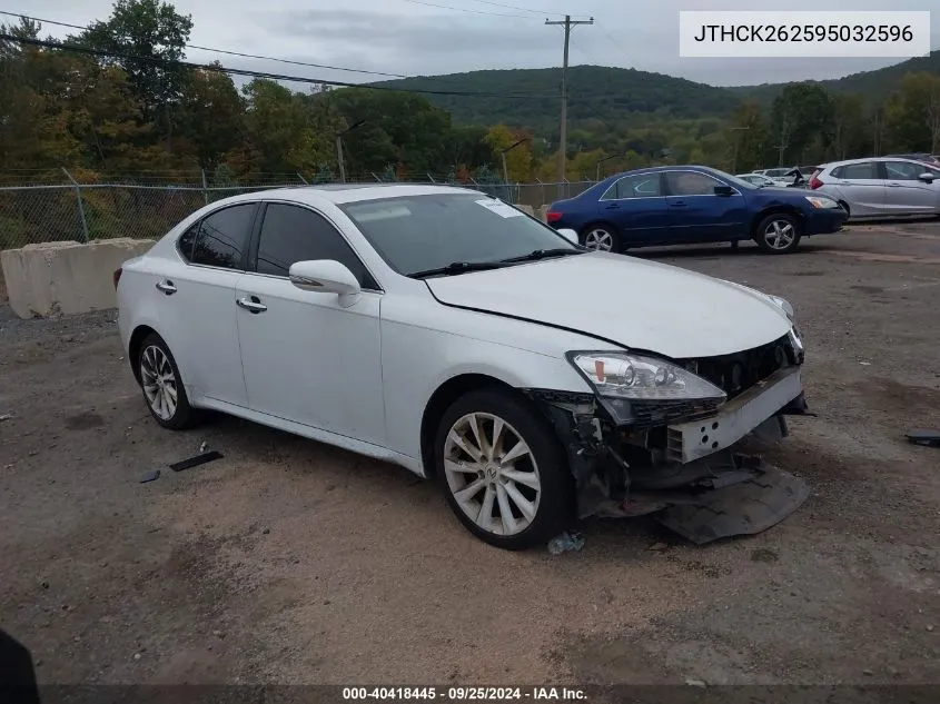 2009 Lexus Is 250 VIN: JTHCK262595032596 Lot: 40418445