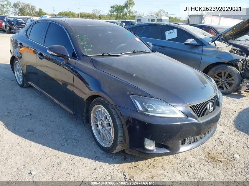 2009 Lexus Is 250 250 VIN: JTHCK262392029021 Lot: 40497086