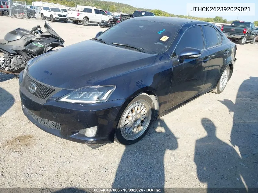 2009 Lexus Is 250 250 VIN: JTHCK262392029021 Lot: 40497086