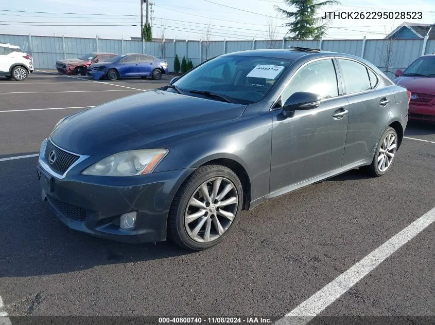 2009 Lexus Is 250 VIN: JTHCK262295028523 Lot: 40800740