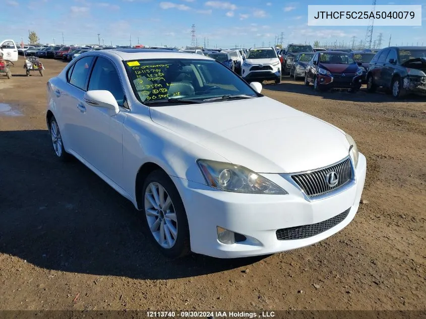 JTHCF5C25A5040079 2010 Lexus Is 250