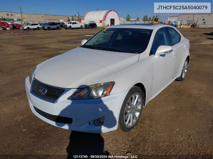 JTHCF5C25A5040079 2010 Lexus Is 250