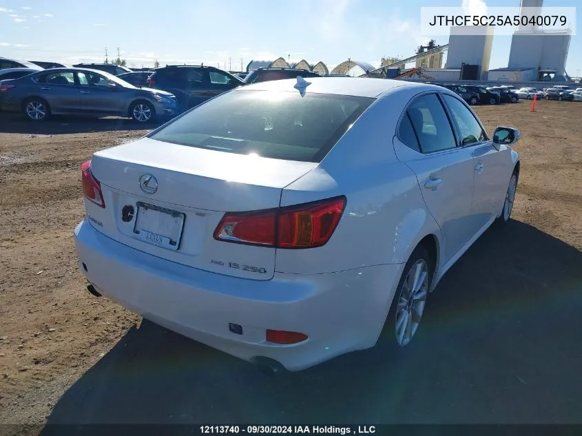 JTHCF5C25A5040079 2010 Lexus Is 250