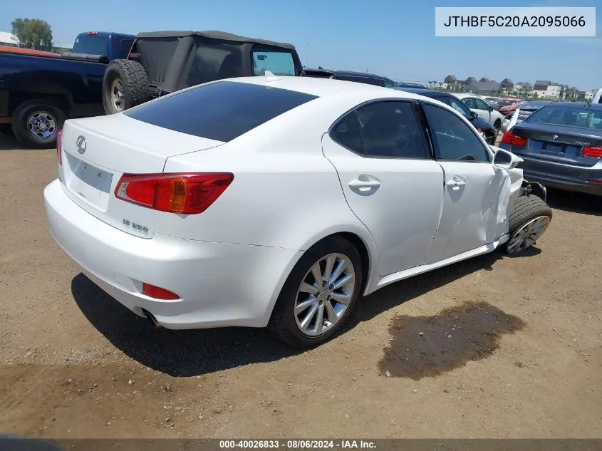 2010 Lexus Is 250 VIN: JTHBF5C20A2095066 Lot: 40026833