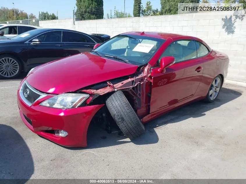 2010 Lexus Is 250C VIN: JTHFF2C28A2508397 Lot: 40063513