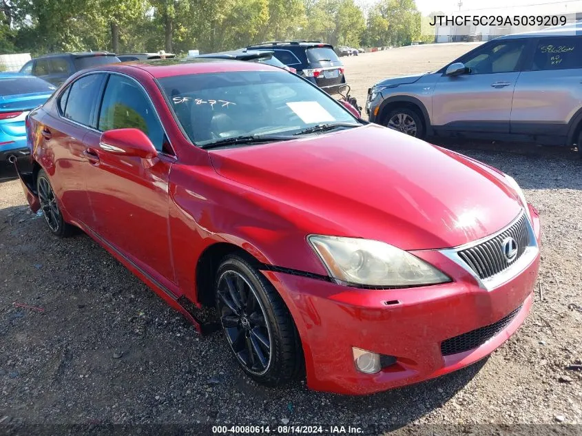 JTHCF5C29A5039209 2010 Lexus Is 250