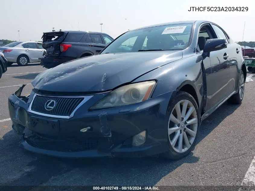 JTHCF5C23A2034329 2010 Lexus Is 250