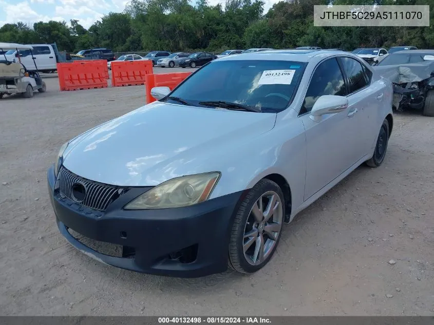 JTHBF5C29A5111070 2010 Lexus Is 250