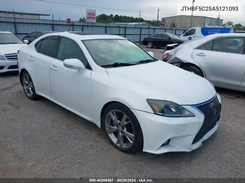 JTHBF5C25A5121093 2010 Lexus Is 250