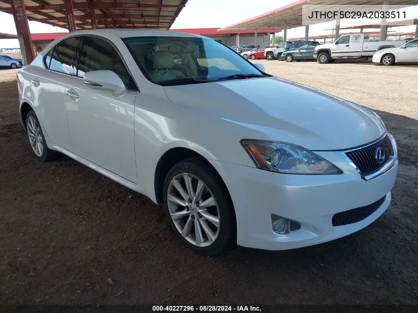 2010 Lexus Is 250 VIN: JTHCF5C29A2033511 Lot: 40227296