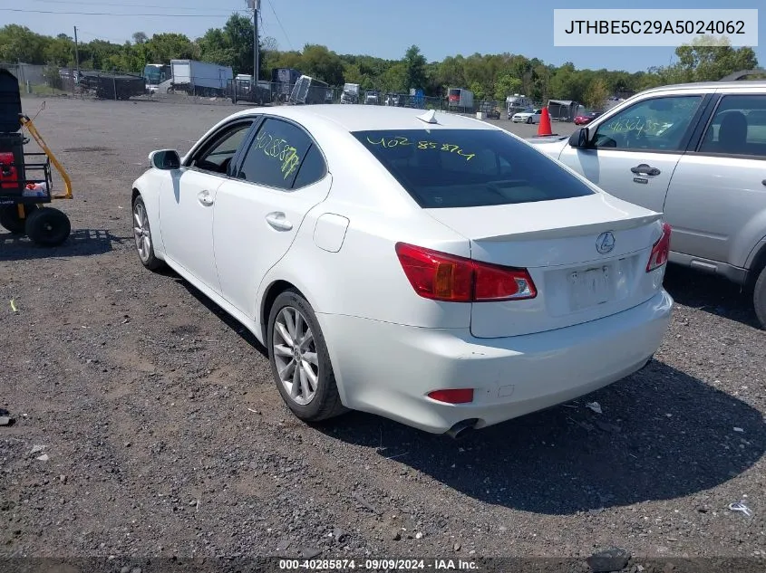 JTHBE5C29A5024062 2010 Lexus Is 350