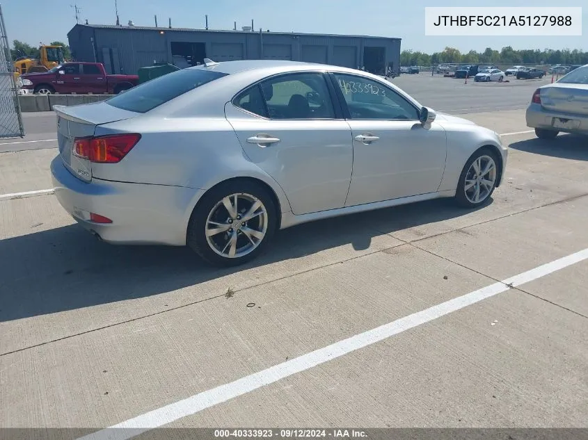 JTHBF5C21A5127988 2010 Lexus Is 250