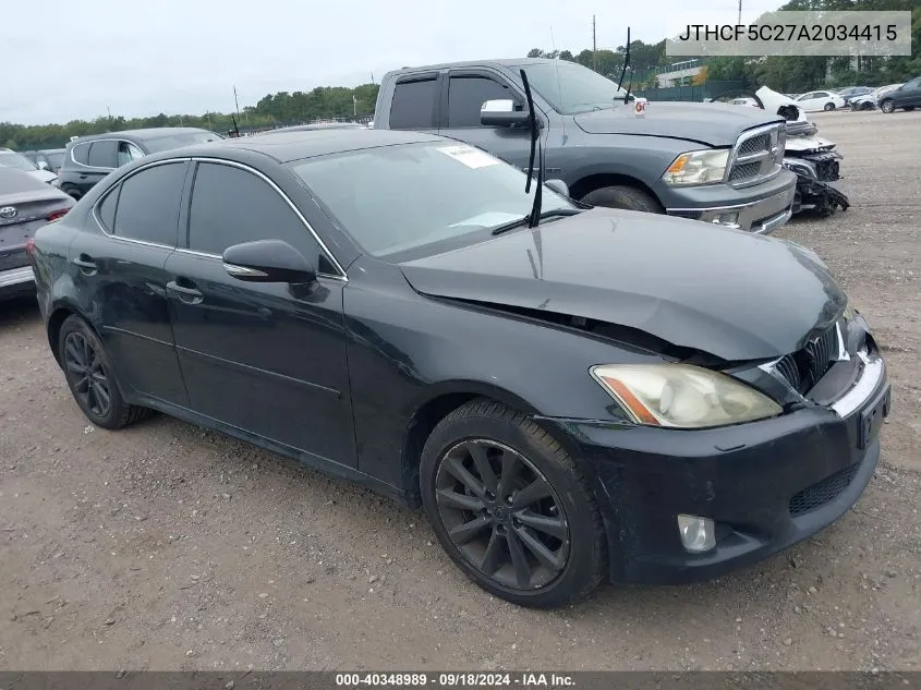 JTHCF5C27A2034415 2010 Lexus Is 250