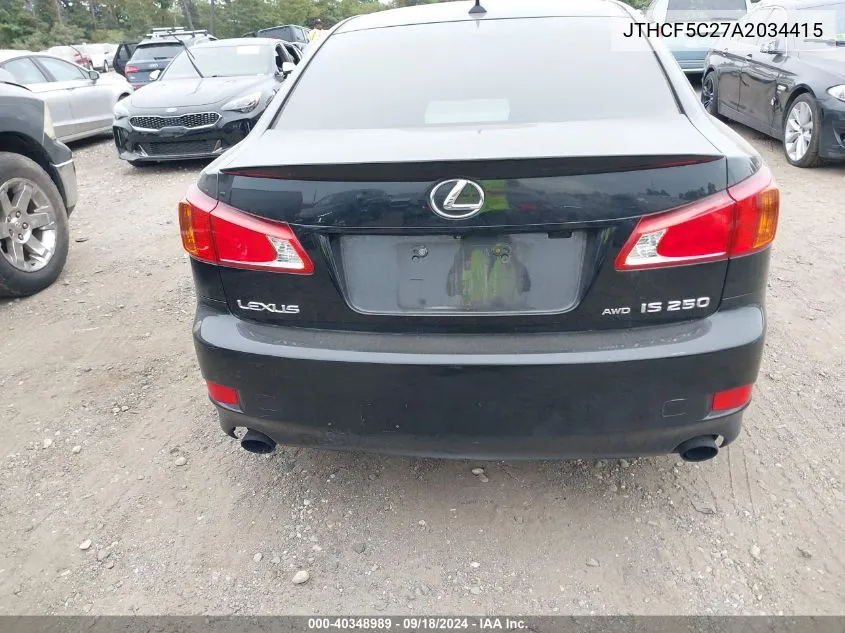 JTHCF5C27A2034415 2010 Lexus Is 250