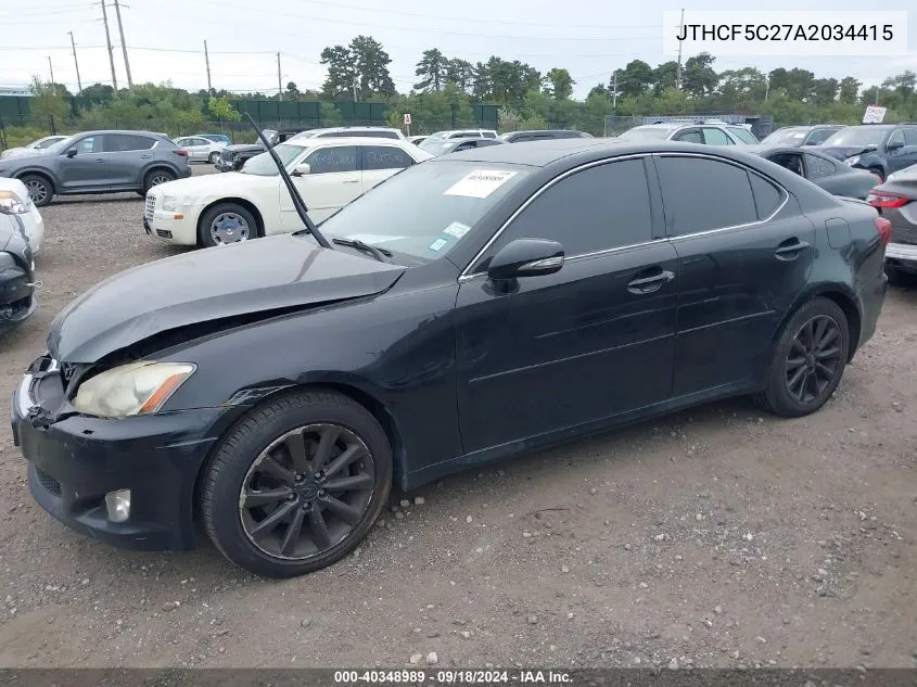 JTHCF5C27A2034415 2010 Lexus Is 250