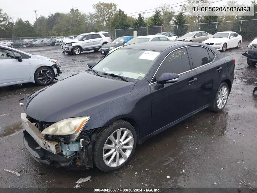 JTHCF5C20A5036893 2010 Lexus Is 250 250