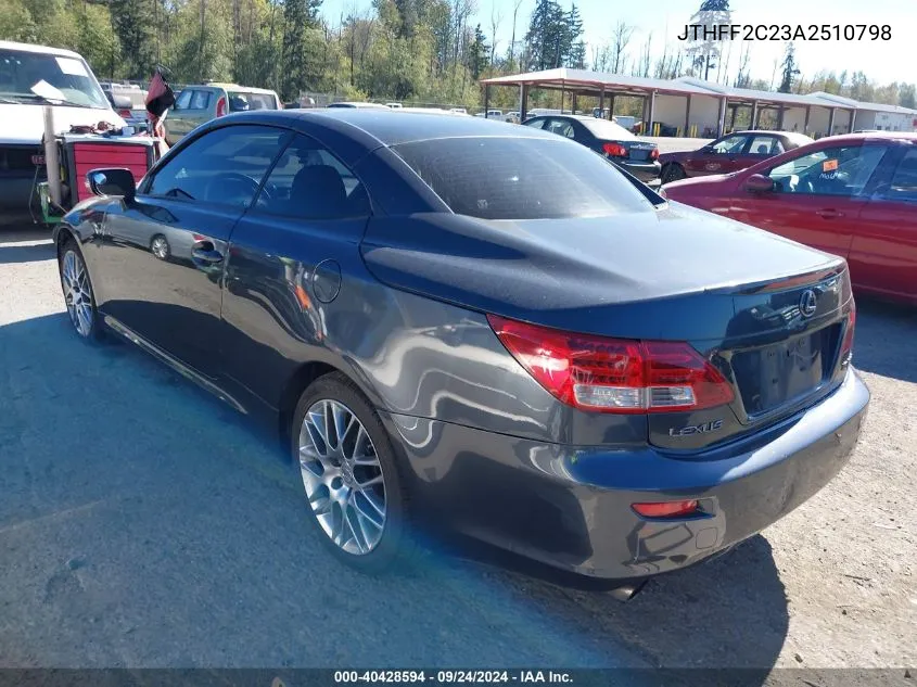 JTHFF2C23A2510798 2010 Lexus Is 250C