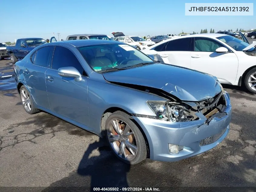 JTHBF5C24A5121392 2010 Lexus Is 250