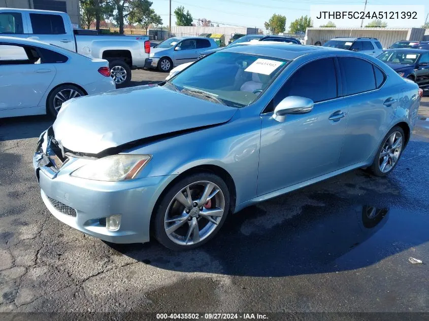 JTHBF5C24A5121392 2010 Lexus Is 250