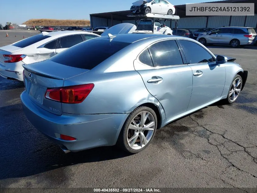 JTHBF5C24A5121392 2010 Lexus Is 250