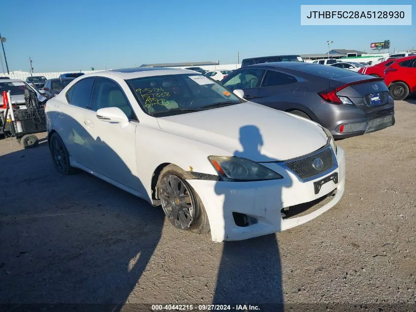 JTHBF5C28A5128930 2010 Lexus Is 250