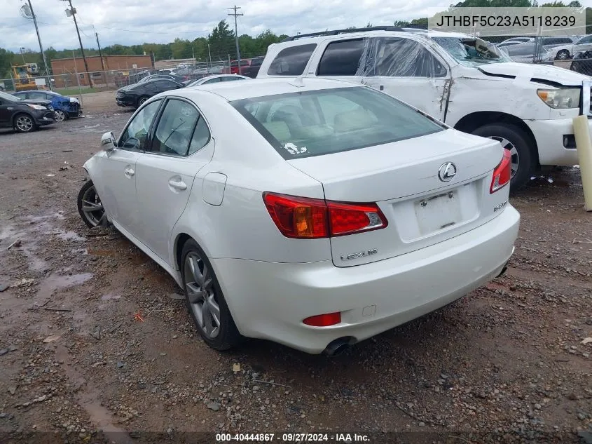 JTHBF5C23A5118239 2010 Lexus Is 250