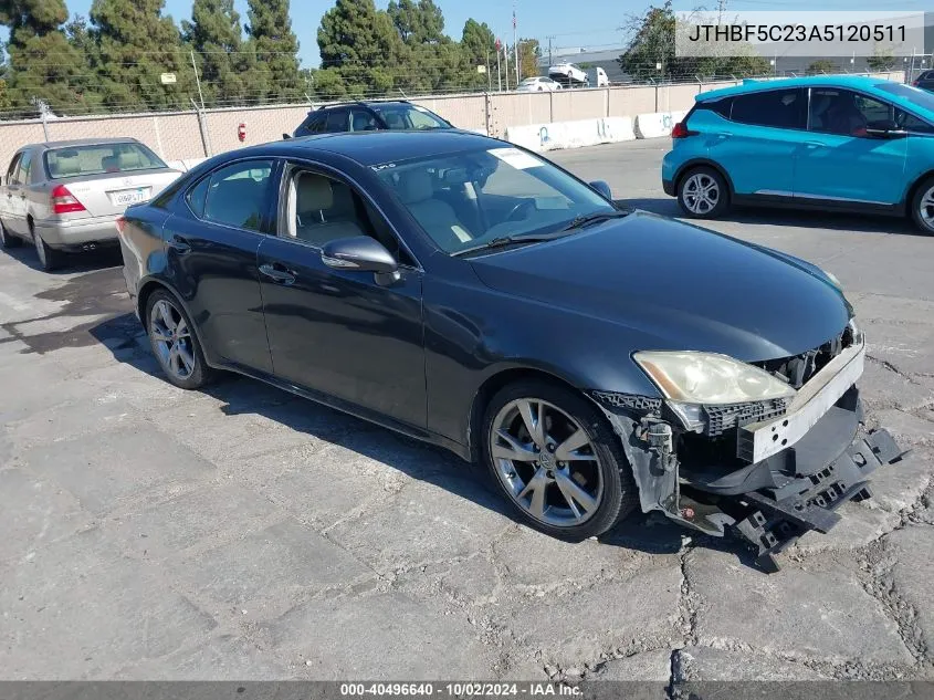 2010 Lexus Is 250 VIN: JTHBF5C23A5120511 Lot: 40496640